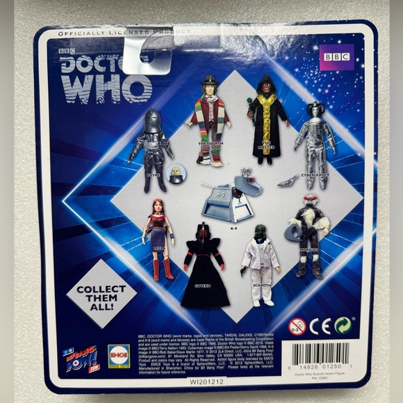 Doctor Who Scaroth Action Figure 8” Collectible - Officially Licensed, New!! - Picture 5 of 5